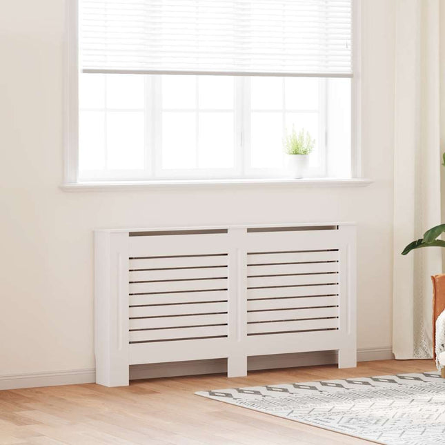 radiatorskjuler MDF 152x19x81,5 cm hvid