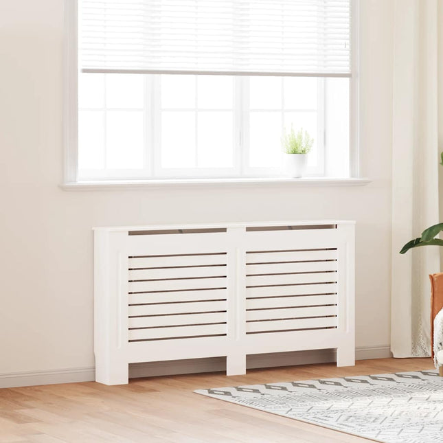 radiatorskjuler MDF 152x19x81,5 cm hvid