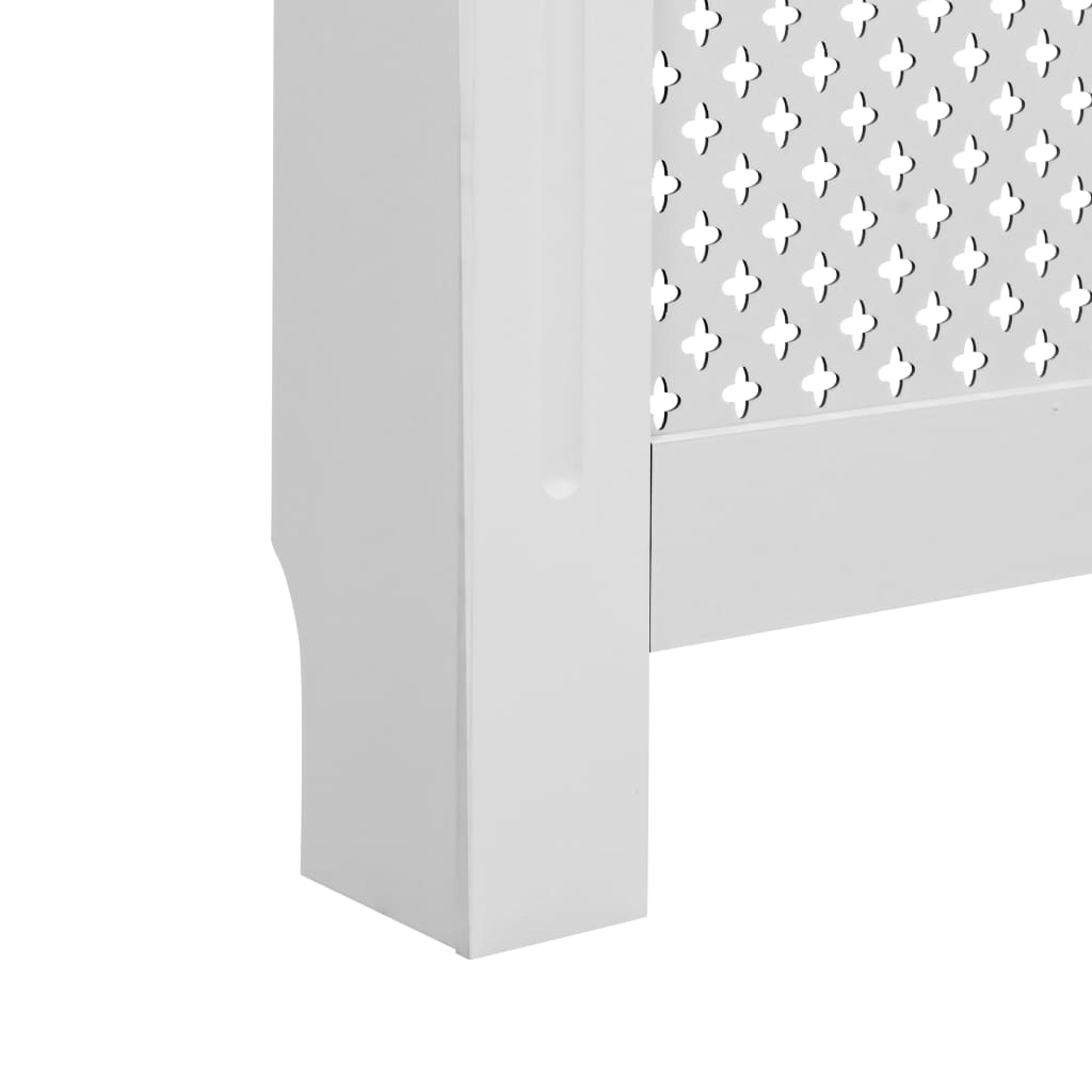 radiatorskjuler MDF 112 x 19 x 81,5 cm hvid