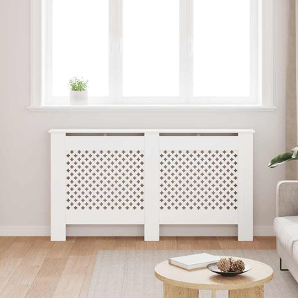 radiatorskjuler MDF 152x19x81,5 cm hvid