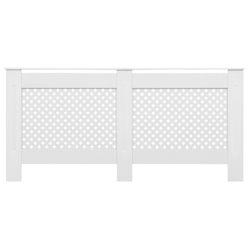 radiatorskjuler MDF 172x19x81,5 cm hvid