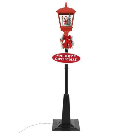 julegadelampe med julemand 180 cm LED