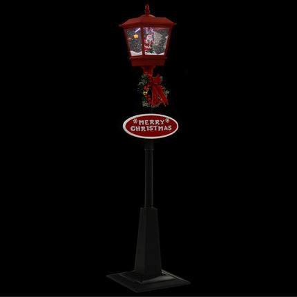 julegadelampe med julemand 180 cm LED