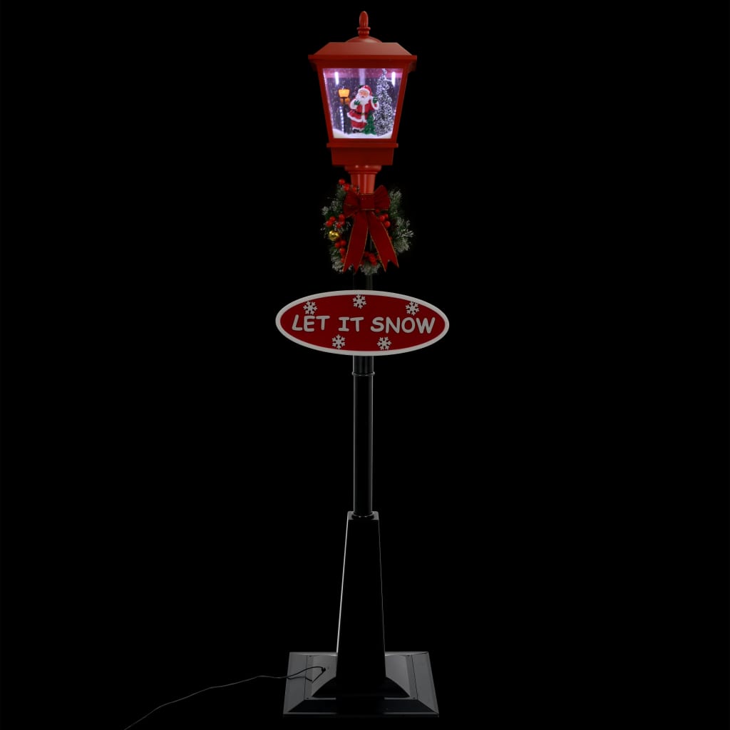 julegadelampe med julemand 180 cm LED