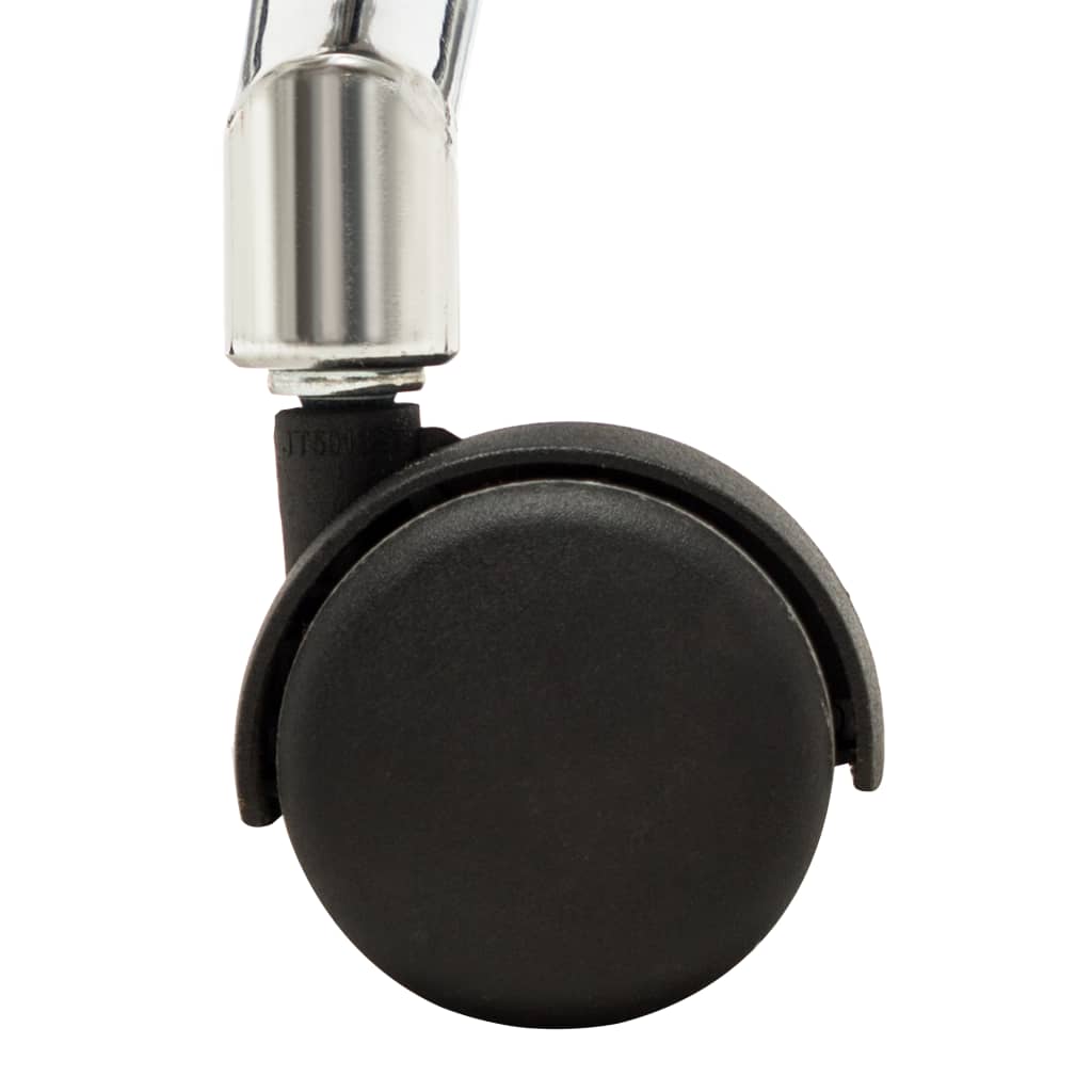 spisebordsstol bøjet træ og kunstlæder cremefarvet