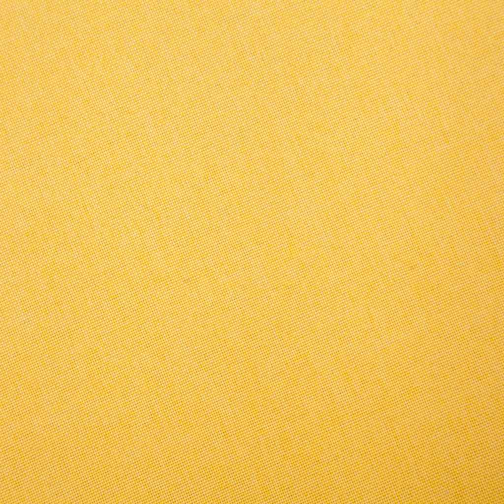 sofasæt i 2 dele stof gul