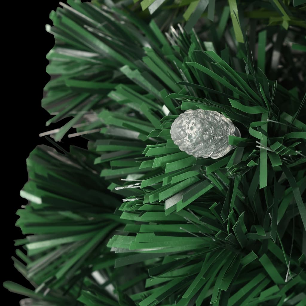 forudtændt juletræ med stativ og LED 120 cm fiberoptisk