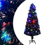 forudtændt juletræ med stativ og LED 240 cm fiberoptisk