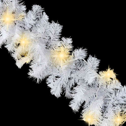 juleguirlande med LED-lys 20 m hvid