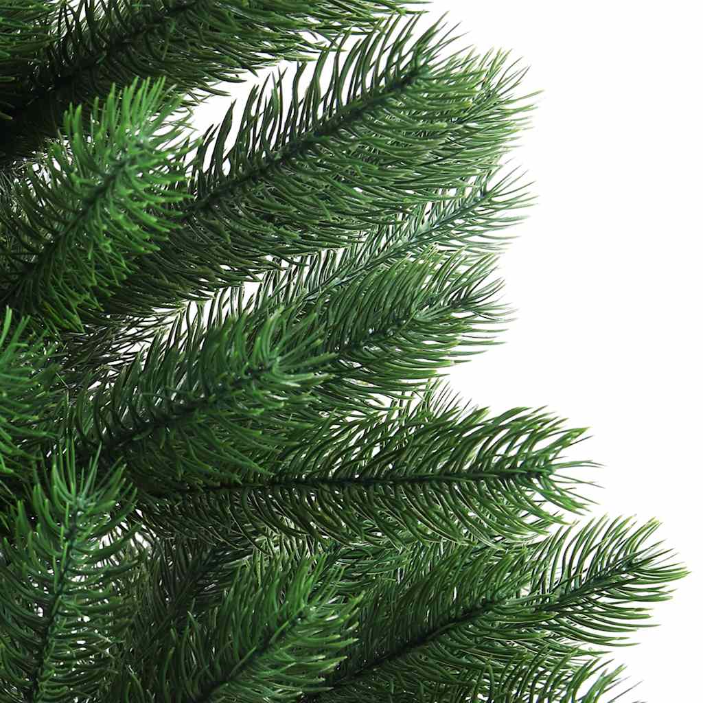 kunstigt juletræ med naturtro nåle 90 cm grøn