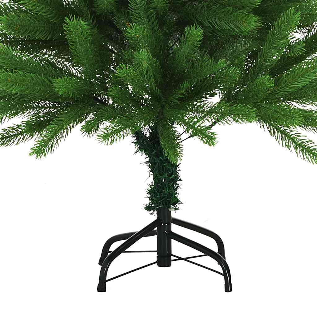 kunstigt juletræ med naturtro nåle 120 cm grøn