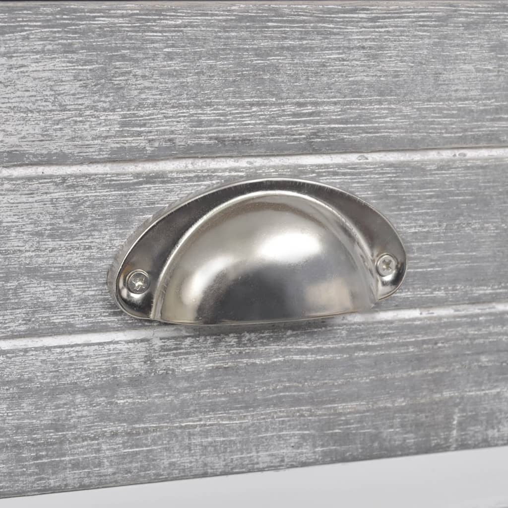 natbord 38x28x45 cm kejsertræ grå og hvid