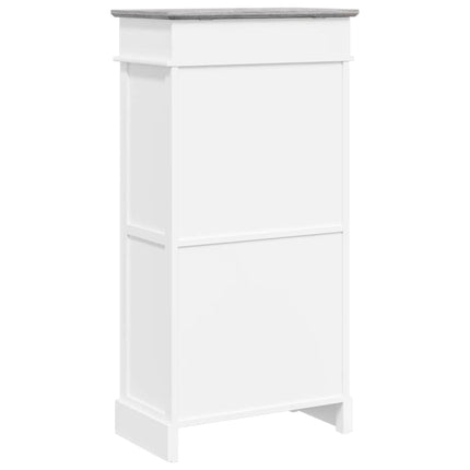 skoskab 50 x 28 x 98 cm kejsertræ grå