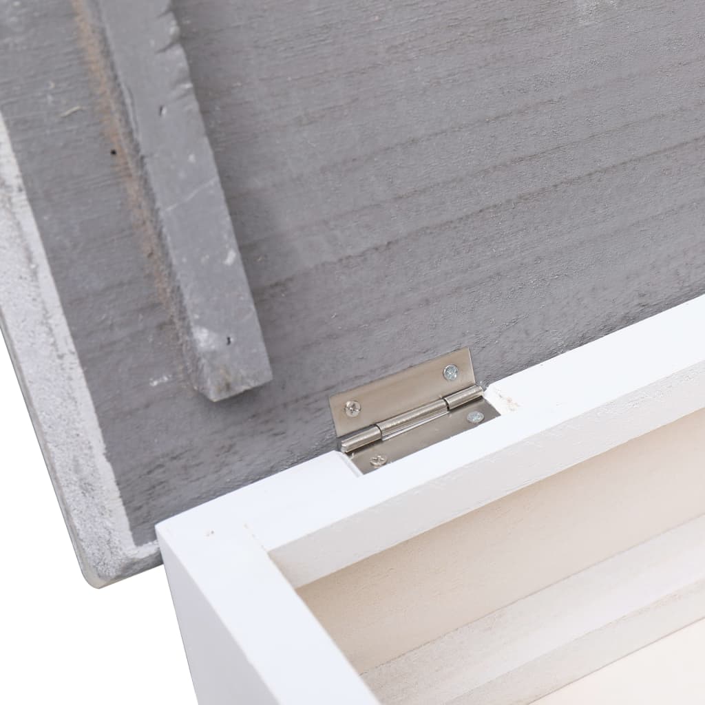 skoskab 50 x 28 x 98 cm kejsertræ grå