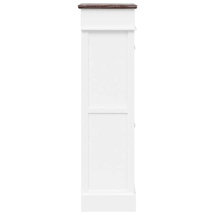skoskab 50 x 28 x 98 cm kejsertræ brun