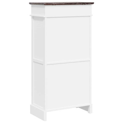 skoskab 50 x 28 x 98 cm kejsertræ brun