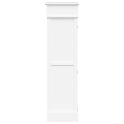 skoskab 50 x 28 x 98 cm kejsertræ hvid