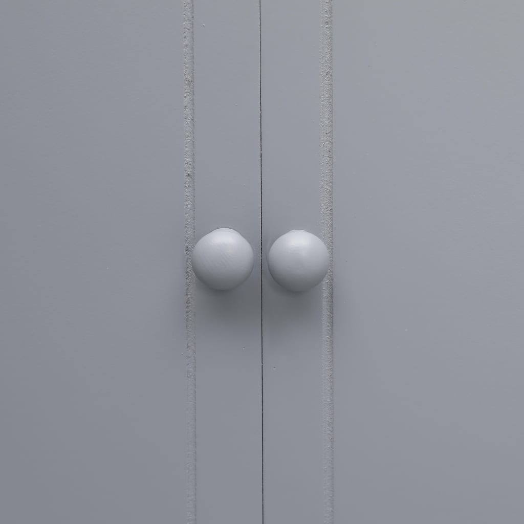 badeværelsesskab 46x24x116 cm kejsertræ grå