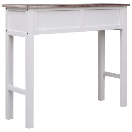 konsolbord 90 x 30 x 77 cm træ brun