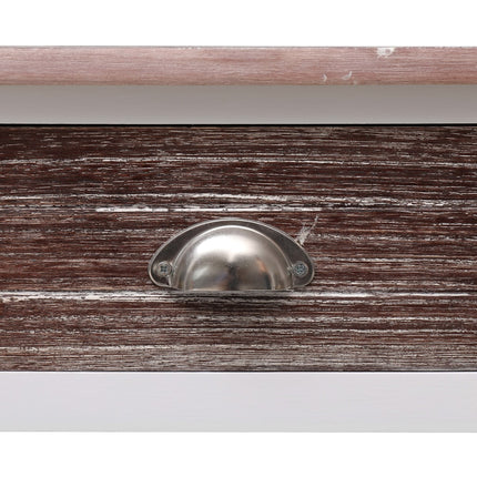 konsolbord 90 x 30 x 77 cm træ brun