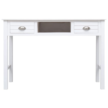 skrivebord 110 x 45 x 76 cm træ hvid