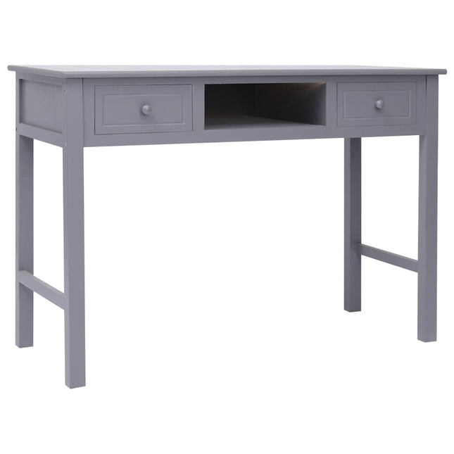 skrivebord 110 x 45 x 76 cm træ grå
