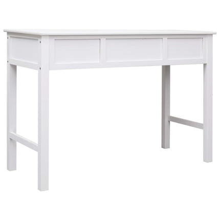 skrivebord 110 x 45 x 76 cm træ hvid