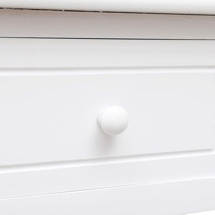 skrivebord 110 x 45 x 76 cm træ hvid