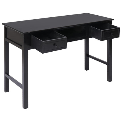 skrivebord 110 x 45 x 76 cm træ sort