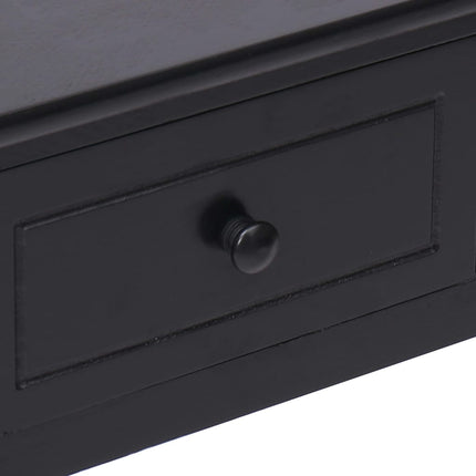 skrivebord 110 x 45 x 76 cm træ sort