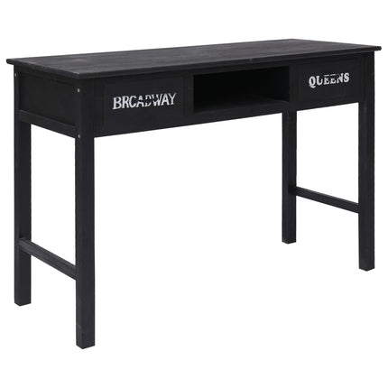 konsolbord 110 x 45 x 76 cm træ sort