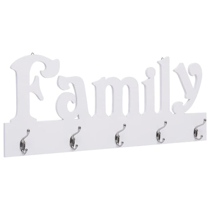 vægophængt knagerække FAMILY 74 x 29,5 cm