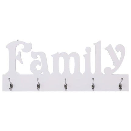 vægophængt knagerække FAMILY 74 x 29,5 cm