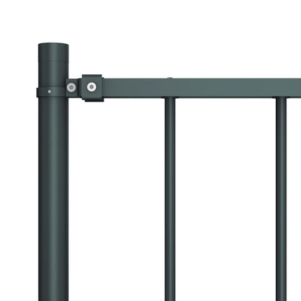 hegnspanel Woerden med stolper stål 1,7x1,25 m antracit