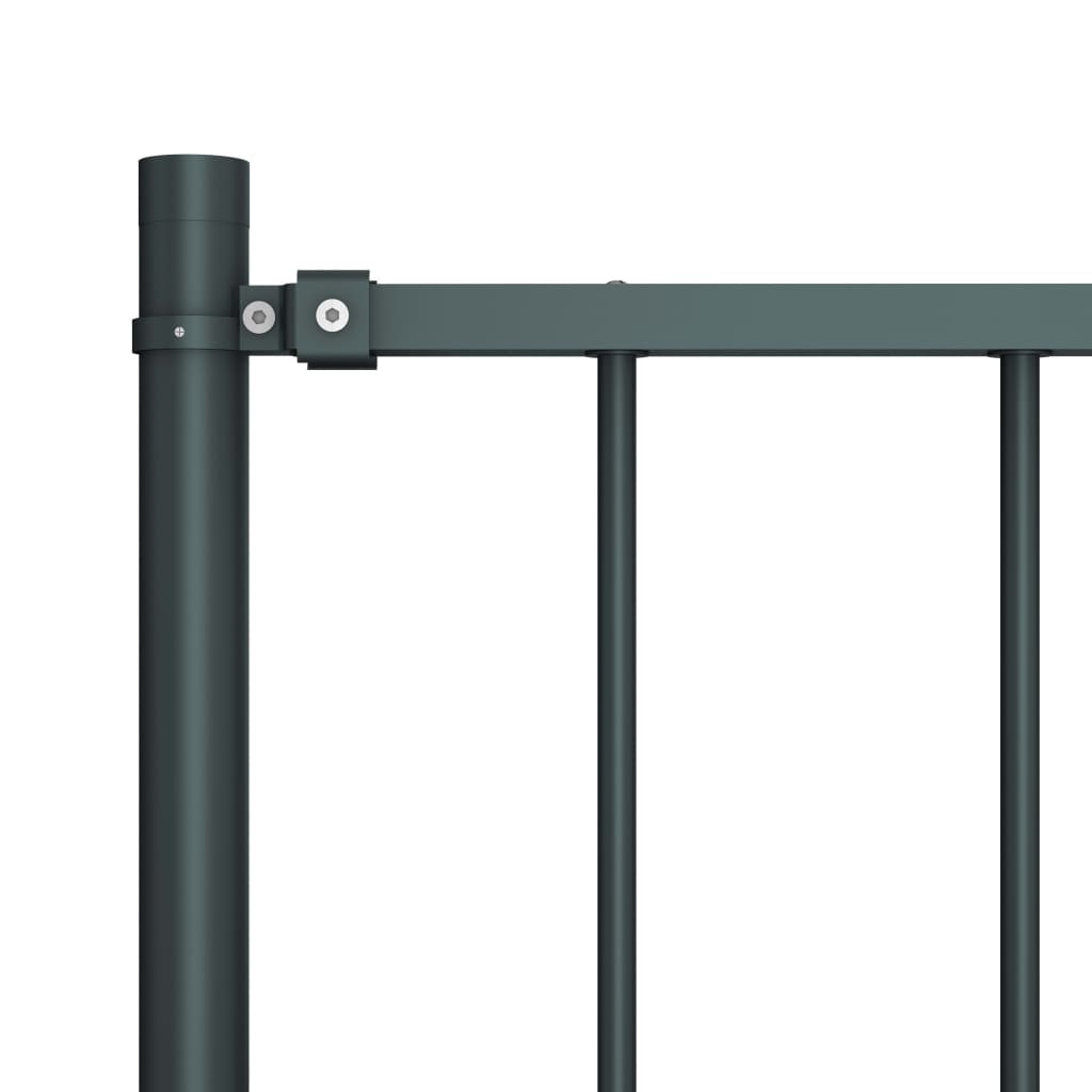 hegnspanel Woerden med stolper stål 1,7x1,25 m antracit