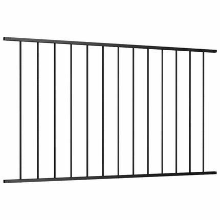 hegnspanel Woerden Pulverlakeret stål 1,7x0,75 m sort