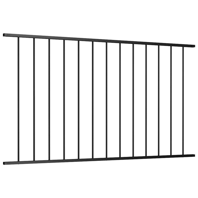 hegnspanel Woerden Pulverlakeret stål 1,7x1,17 m sort