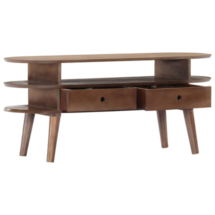 tv-skab 110 x 35 x 50 cm massivt akacietræ