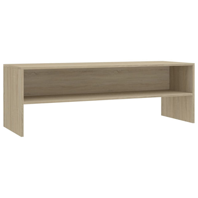 tv-bord 120x40x40 cm konstrueret træ sonoma-eg