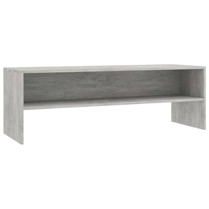 tv-bord 120x40x40 cm konstrueret træ betongrå