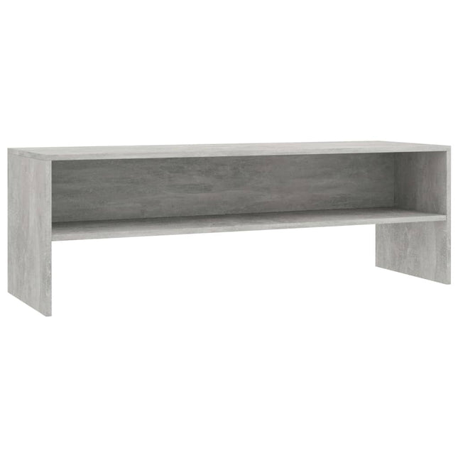 tv-bord 120x40x40 cm konstrueret træ betongrå