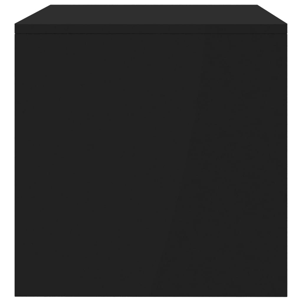 tv-bord 100x40x40 cm konstrueret træ sort