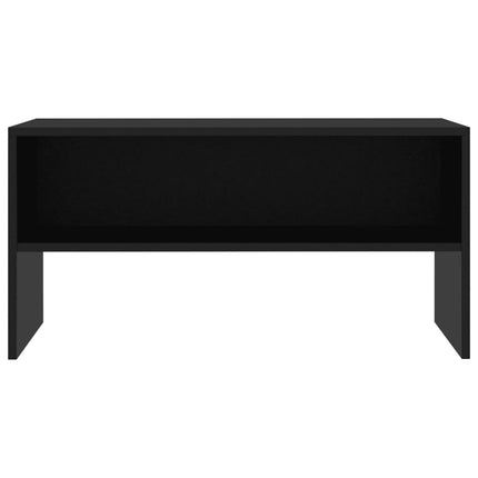 tv-bord 80x40x40 cm konstrueret træ sort