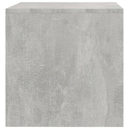 tv-bord 80x40x40 cm konstrueret træ betongrå
