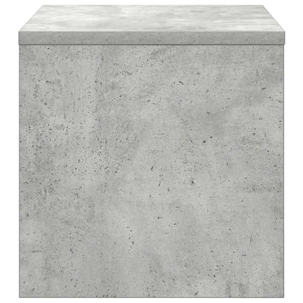 sengebord 40x30x30 cm konstrueret træ Betongrå