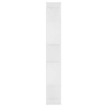 bogreol/rumdeler 45x24x159 cm konstrueret træ hvid