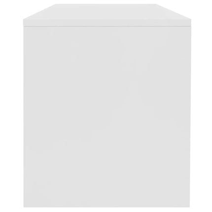 sofabord 100x40x40 cm konstrueret træ hvid