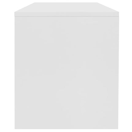 sofabord 100x40x40 cm konstrueret træ hvid