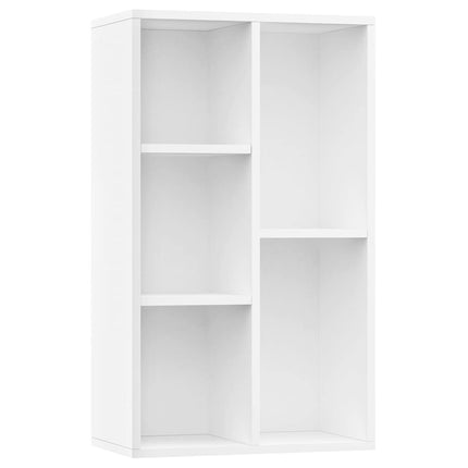 bogreol/skænk 50x25x80 cm konstrueret træ hvid