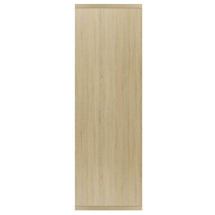 bogreol/skænk 50x25x80 cm konstrueret træ sonoma-eg